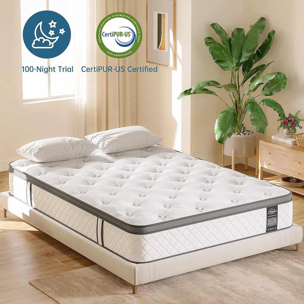 TeQsli 25 cm Gel Hybrid Mattress